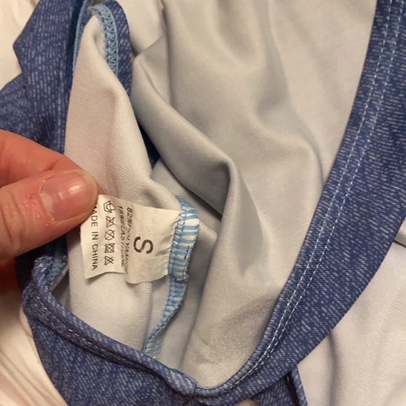 High Waisted Two Piece Swim Suit - Picture 5 of 7